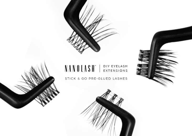 nanolash VOORGELIJMDE WIMPERTROSJES VOOR WIMPEREXTENSIONS